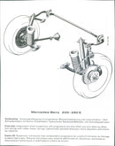 Mercedes-Benz 200-280 E Front Axle - Vintage Photograph