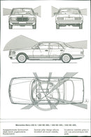 Mercedes-Benz 280 S and 280,380,500 SE-SEL - Vintage Photograph