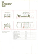 Mercedes Benz Taxis - Vintage Photograph