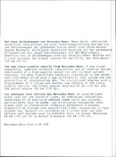 Mercedes-Benz - Vintage Photograph