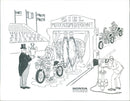 Volkswagen comedy cartoons and comics - Vintage Photograph