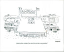 Volkswagen comedy cartoons and comics - Vintage Photograph