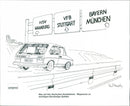 Volkswagen comedy cartoons and comics by Paul Murphy - Vintage Photograph