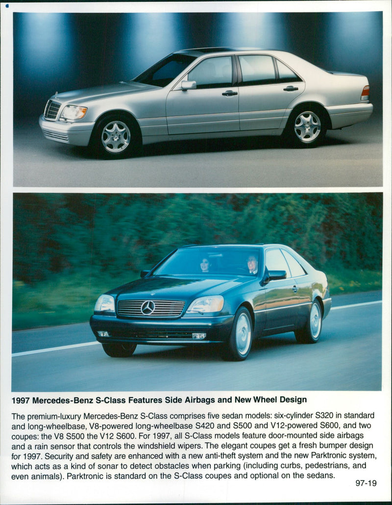 Mercedes-Benz S-Class 1997 - Vintage Photograph