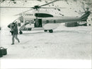 Continental tires winter snow traction testing team. - Vintage Photograph