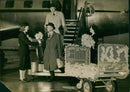 International Flower Fleet Day at Schiphol: April 7, 1949 - Vintage Photograph