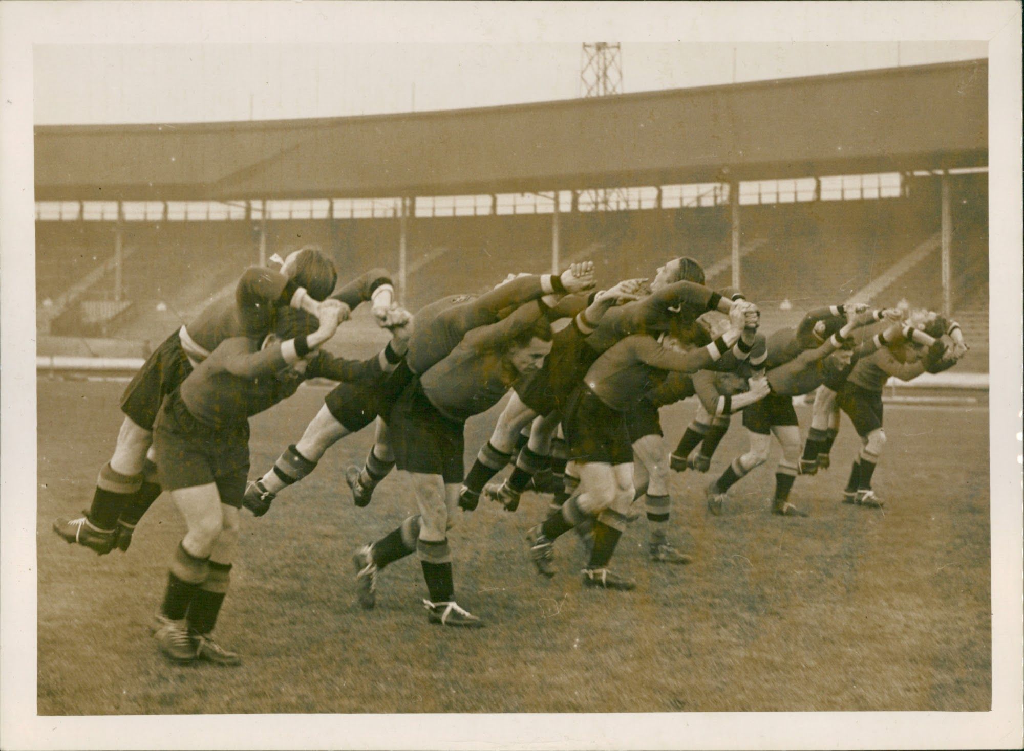 The Belgian Football Team Vintage Photograph