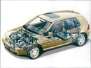 1997 Volkswagen Golf - Vintage Photograph