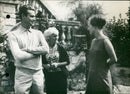 Princess Margreth of Denmark, husband Prince Heinrik, with Countess André de Monpezat - Vintage Photograph