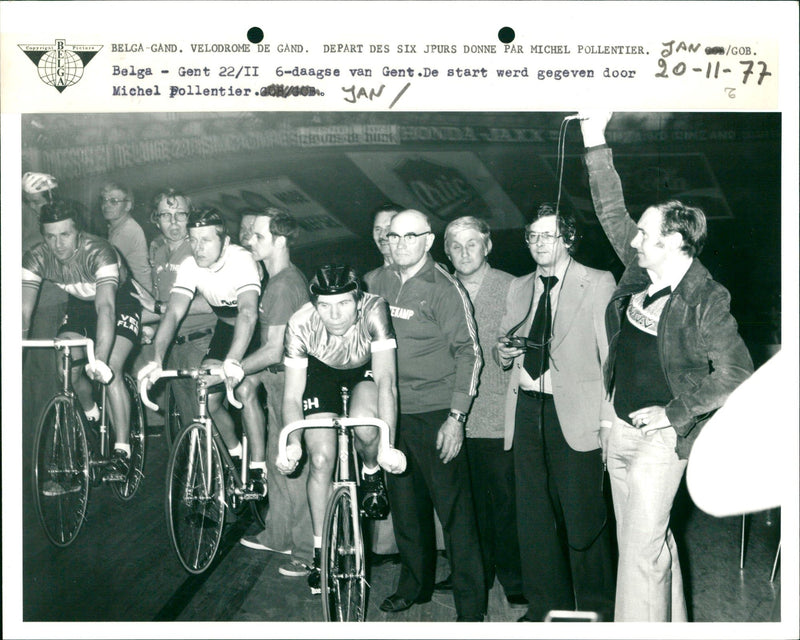 Cycling: Six Days of Ghent - Vintage Photograph