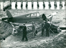 English tourist plane fell at sea. - Vintage Photograph