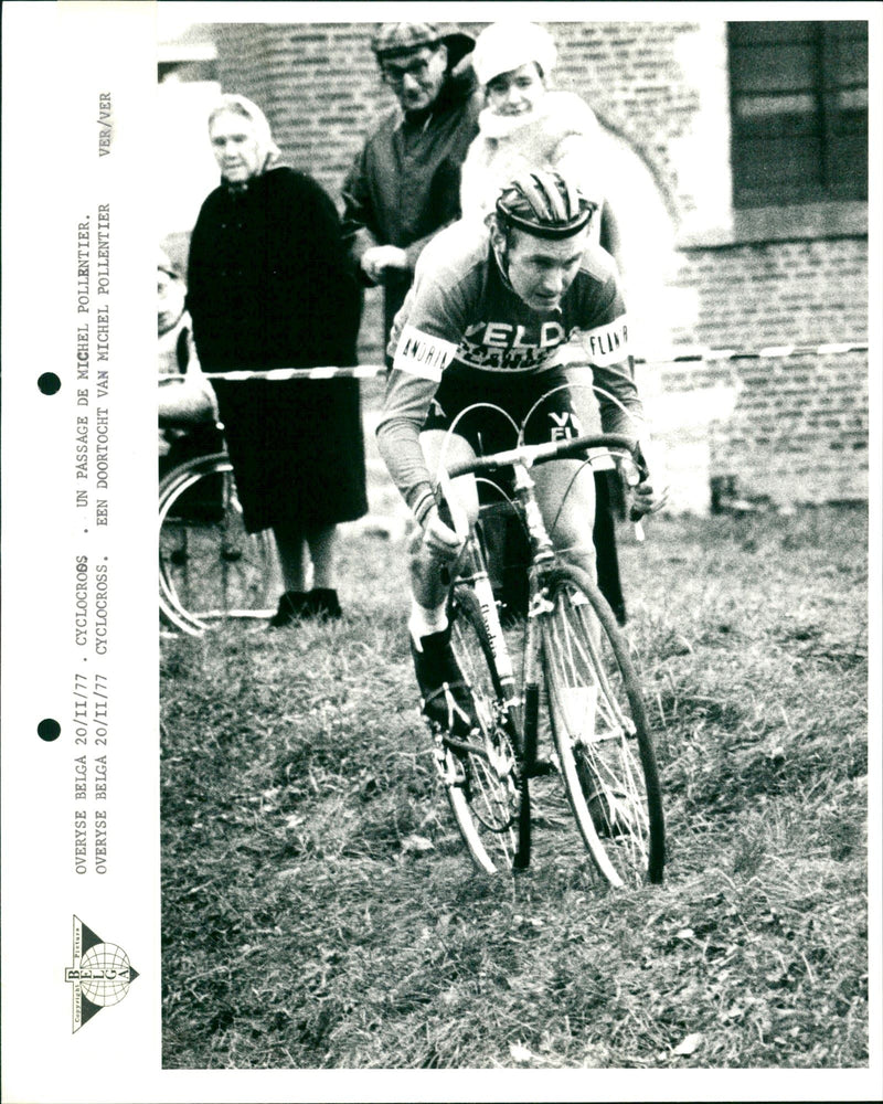 Cyclocross: Michel Pollentier - Vintage Photograph