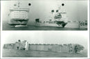 French cargo vessel "Mont Louis" hit by Dutch passenger ferry "Olau Britania" - Vintage Photograph