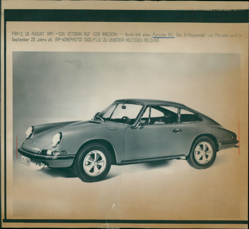 Porsche 911 - Vintage Photograph