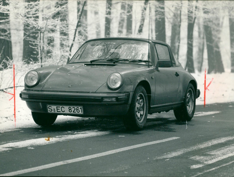 Porsche classic car - Vintage Photograph