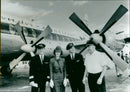 Flugzeug-Crew - Vintage Photograph