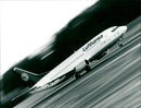 Lufthansa Boeing 737-300 - Vintage Photograph