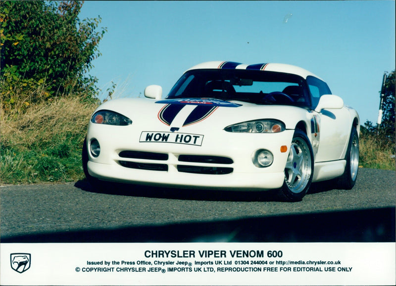 A Chrysler Viper Venom 600 on display. - Vintage Photograph