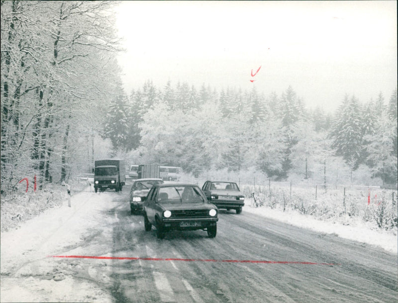 Taunus in winter - Vintage Photograph