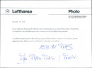 Lufthansa Boeing 747-200 - Vintage Photograph