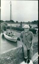 A Spurwing Plover in its natural habitat in South Africa. - Vintage Photograph