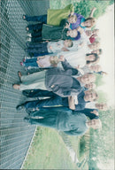 Local residents protest flooding in Shakespear Drive Nature Reserve. - Vintage Photograph