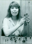 Models showcase Dragon Gare D's designs at the 5 JUL 1983 fashion show. - Vintage Photograph