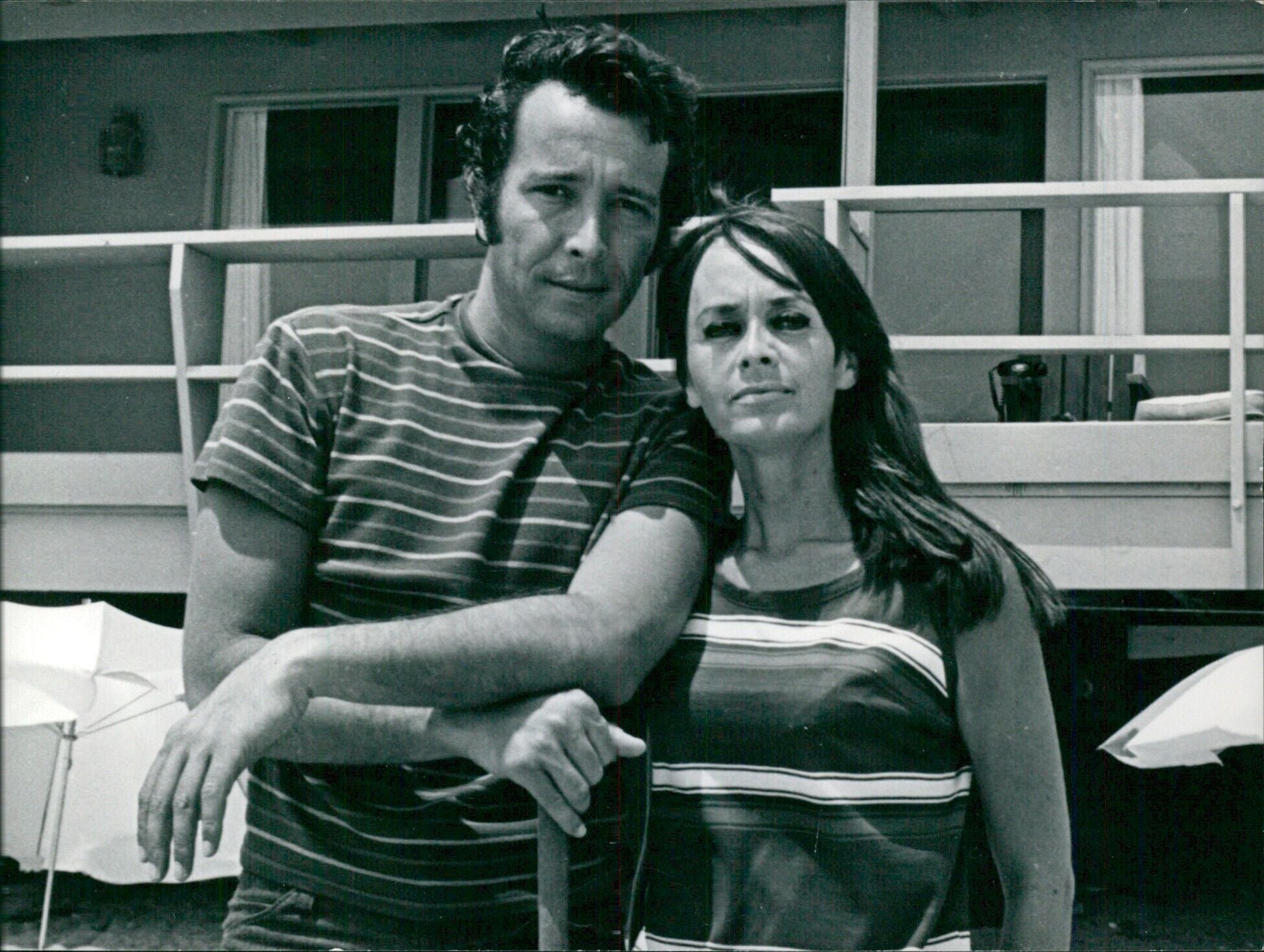 HERB ALPERT and WIFE, the leader of the "Tijuana Brass" pictured with