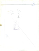 A metal pet sculpture in a field of bluebells. - Vintage Photograph