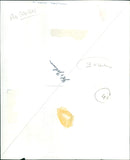 A hunter watches as a Eurasian lynx walks across a snow-covered field in Piz Sesvenna National Park, South Tyrol, Italy. - Vintage Photograph