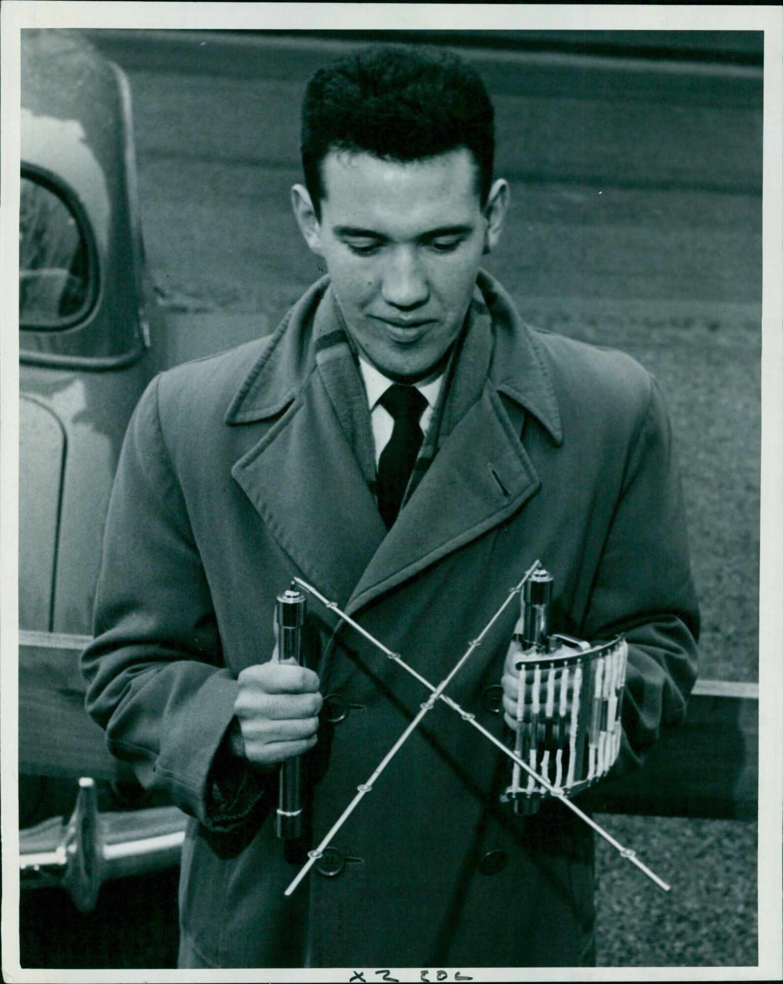 A former staff contractor of the City Water Department demonstrates th