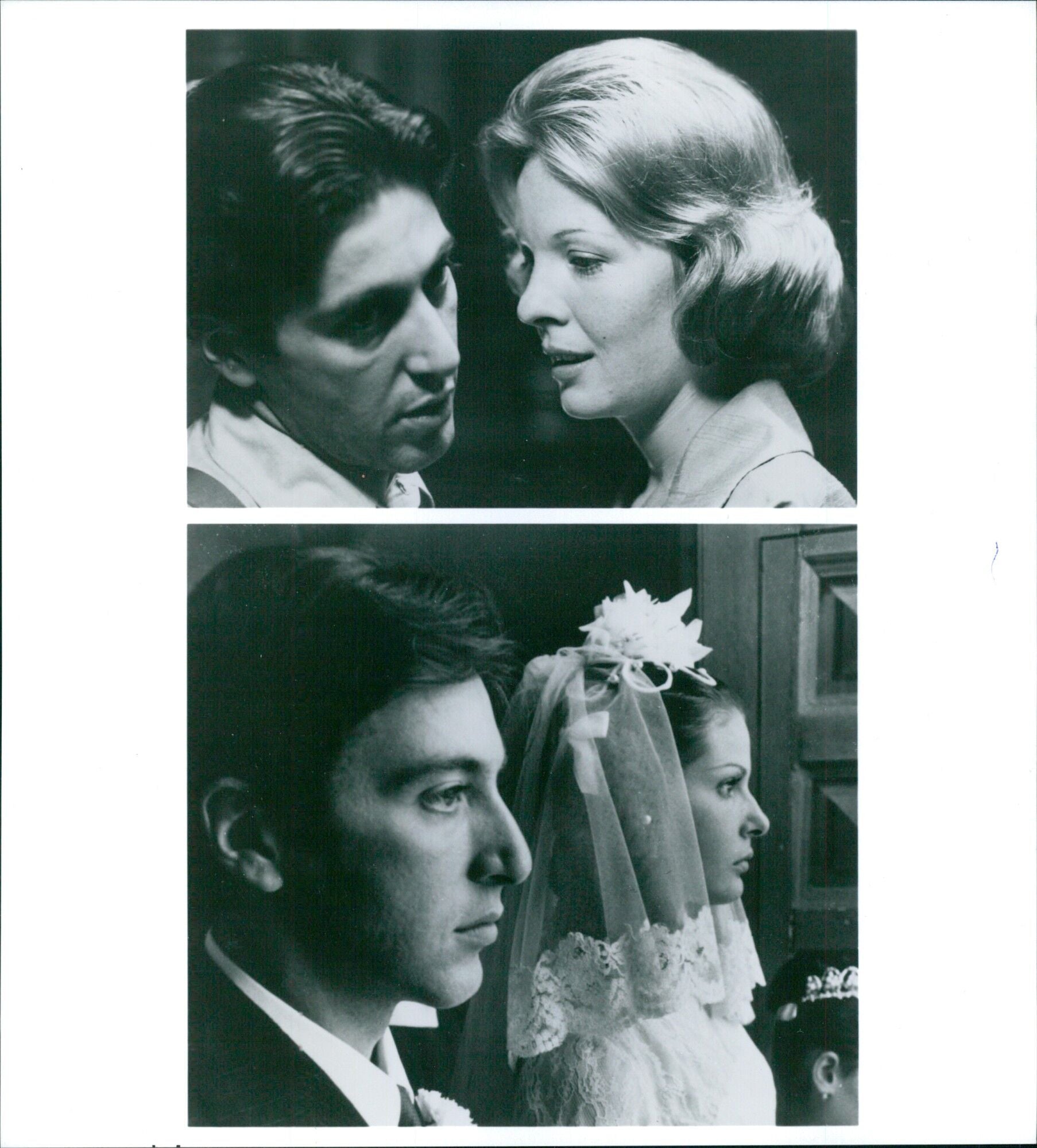 Al Pacino and Diane Keaton star in the film "The Godfather: Part II" a