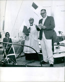 Edward Andrews, a priest from Sweden, looks out over a landscape in January 1965. Photo: Edward Andrews/Clobe Photos/International Magazine Service. - Vintage Photograph