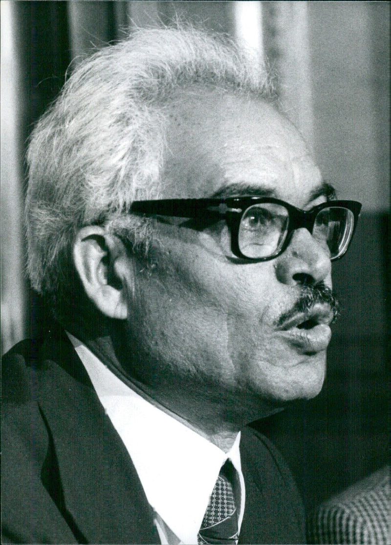 Mohamed Kassas, President of the International Union for Conservation of Nature and Natural Resources (IUCN) - Vintage Photograph