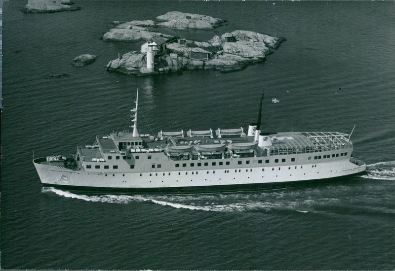 The ship Princess Margaretha II - Vintage Photograph
