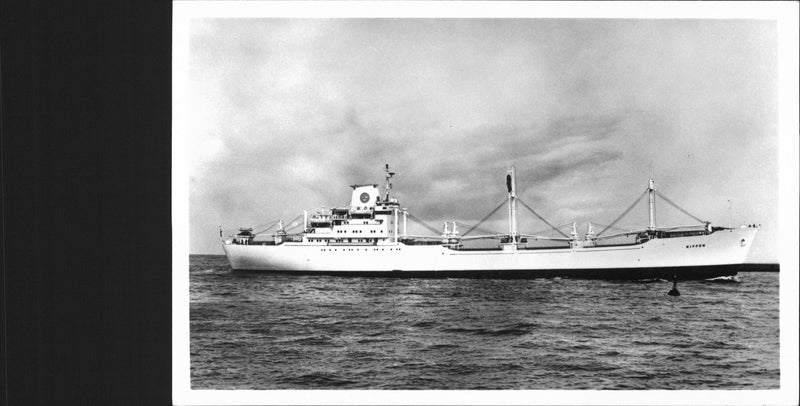 The ship M / S Nippon out at sea - Vintage Photograph