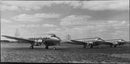 The first three series built Scandia plan on parade. - Vintage Photograph