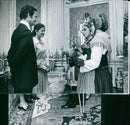 Lysningspresent till svenska kungaparet. - Vintage Photograph