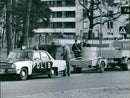 A Saab and a Volkswagen bus were blown at the New Year&