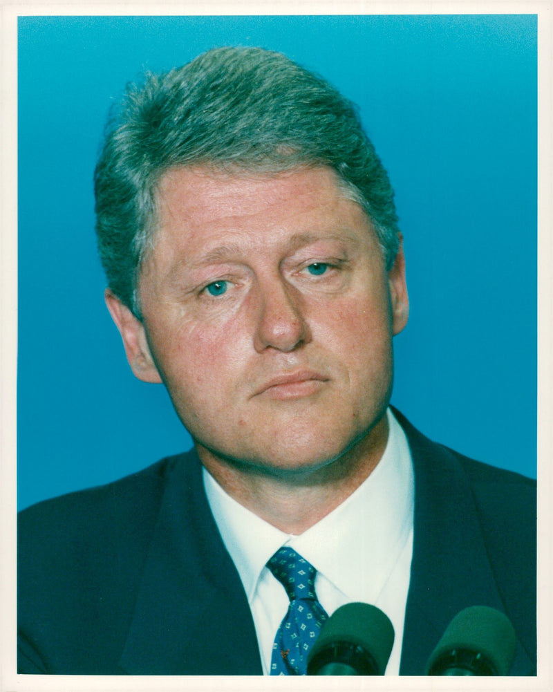 President Bill Clinton - Vintage Photograph
