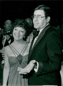 Actor Jerry Lewis with his wife SanDee Pitnick Film Festival in Cannes - Vintage Photograph