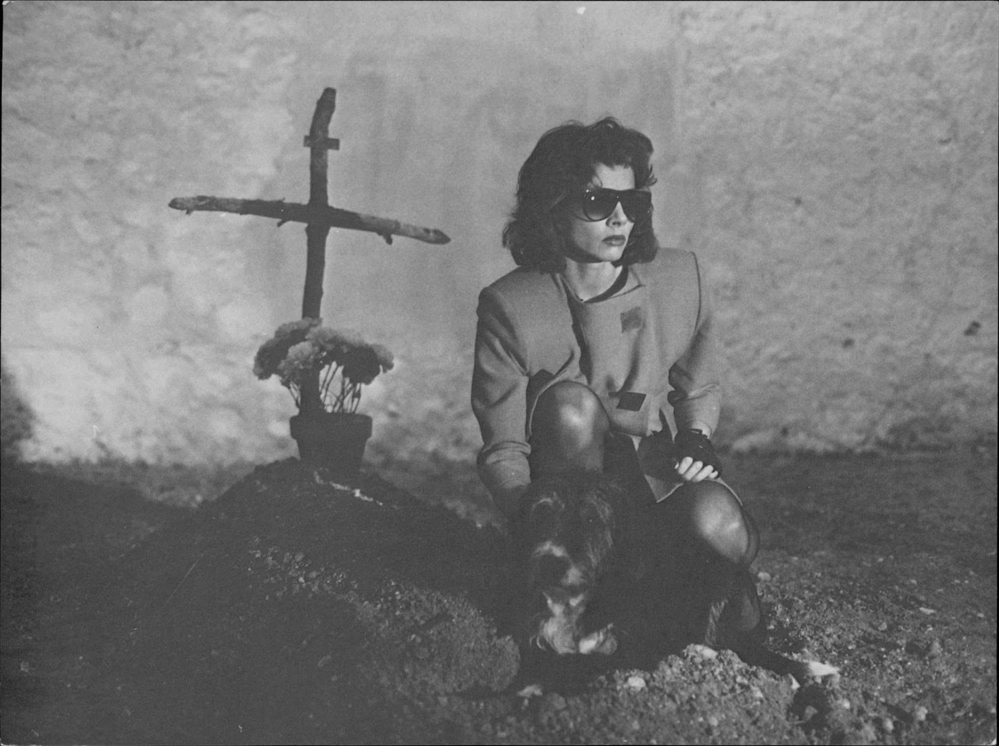 A scene from the film Padre nuestro. Vintage Photograph