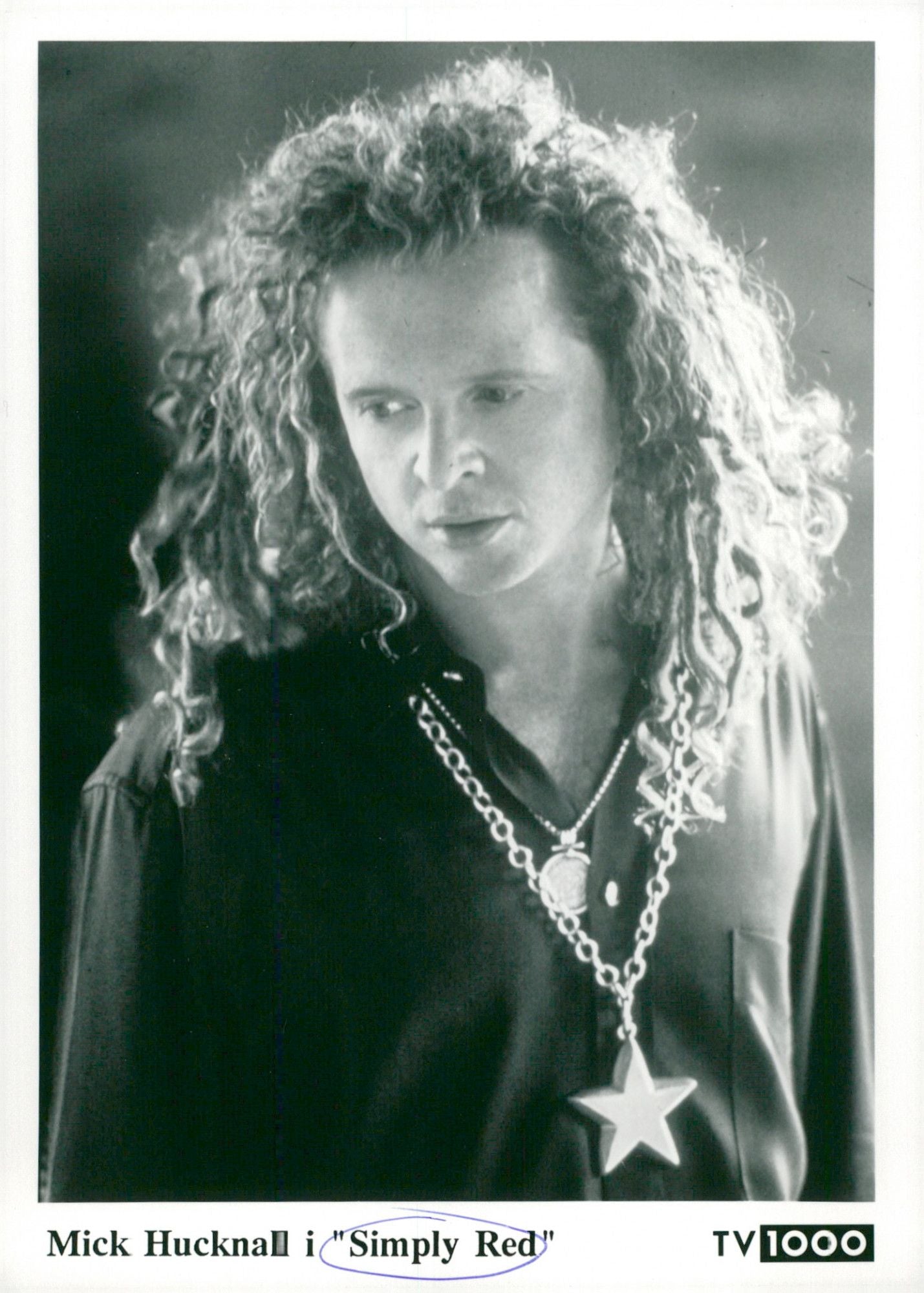MICK HUCKNALL,直筆サイン入り, SIMPLY RED, 新品未開封 SIMPLY RED Mick Hucknall signed Autogramm signiert 