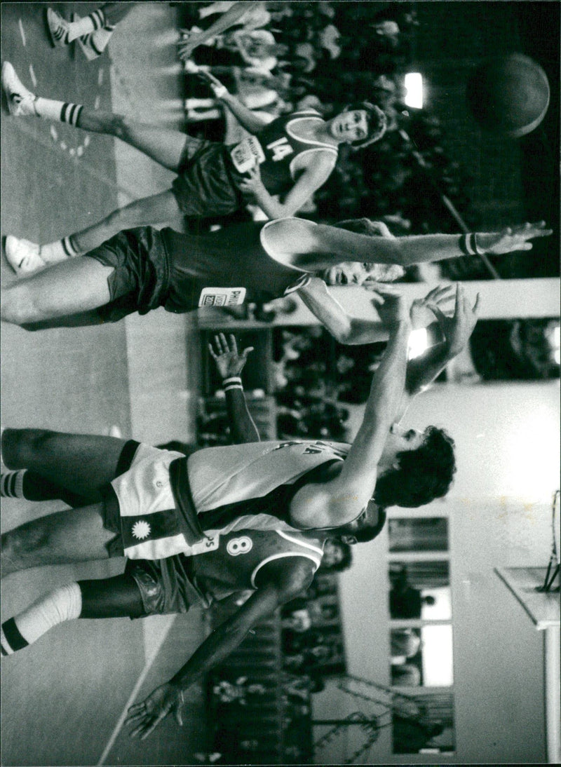 Basket player Rune Johansson - Vintage Photograph
