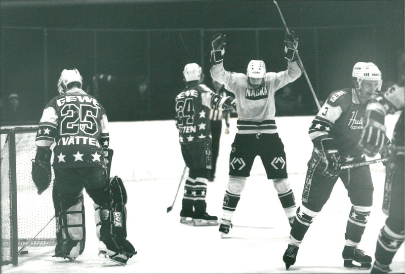 Ice Hockey Nacka - Vintage Photograph