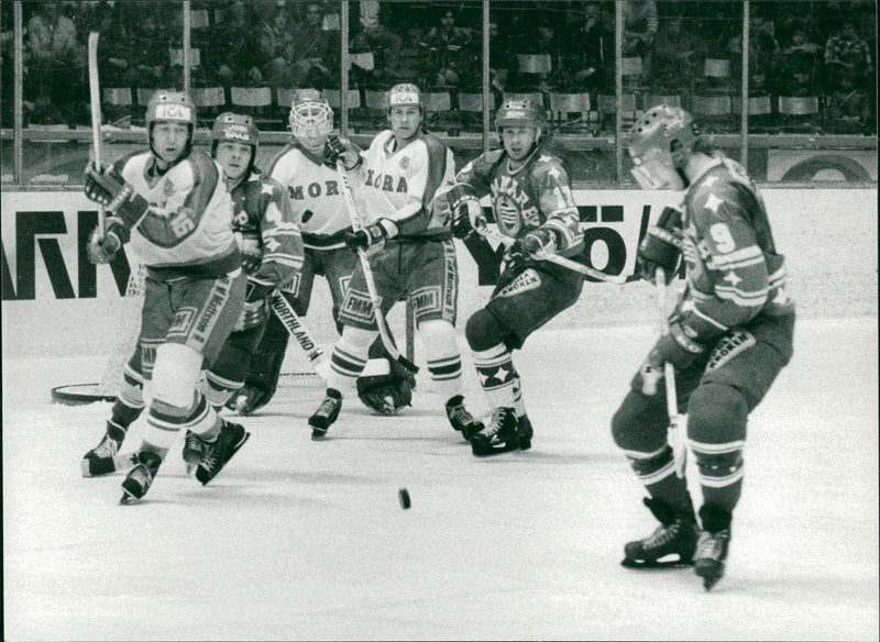 Ice Hockey Mora - Vintage Photograph
