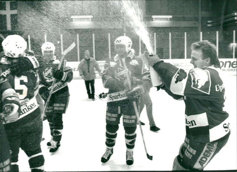 Ice Hockey Uppsala AIS - Vintage Photograph