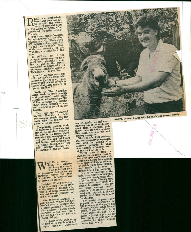 Wayne Bonner - Vintage Photograph