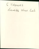 Geroge Thomas - Vintage Photograph