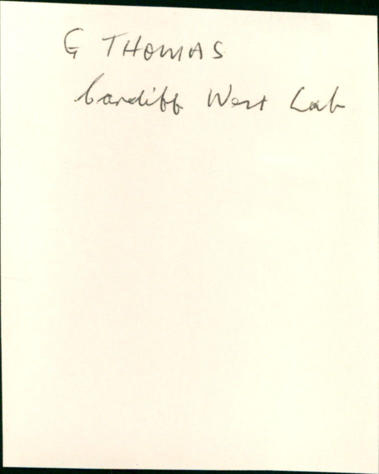 Geroge Thomas - Vintage Photograph